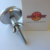 LavaLock 2-1/8" black thermometer for smoker BBq kamado insulated cabinet
