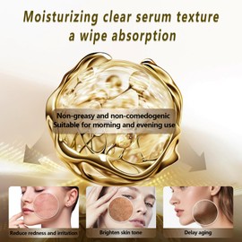 Vitamin C Serum for Face with Collagen & Hyaluronic Acid Brightening, Anti-Aging, Hydrating, Antioxidant Non-Greasy Facial Serum Essence 30ml/1.01 Fl, Oz