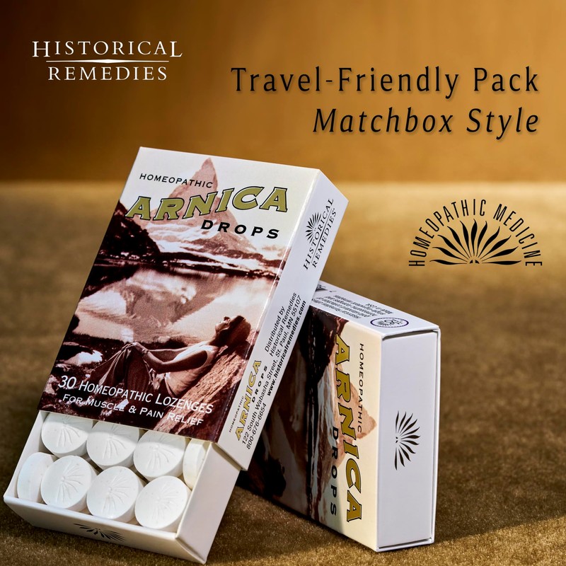 Historical Remedies Arnica Drops (1 Pack) | Homoeopathic First Aid