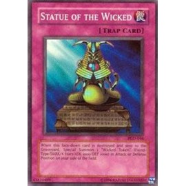 Yu-Gi-Oh! - Statue of The Wicked (PGD-046) - Pharaonic Guardian - 1st Edition - Super Rare