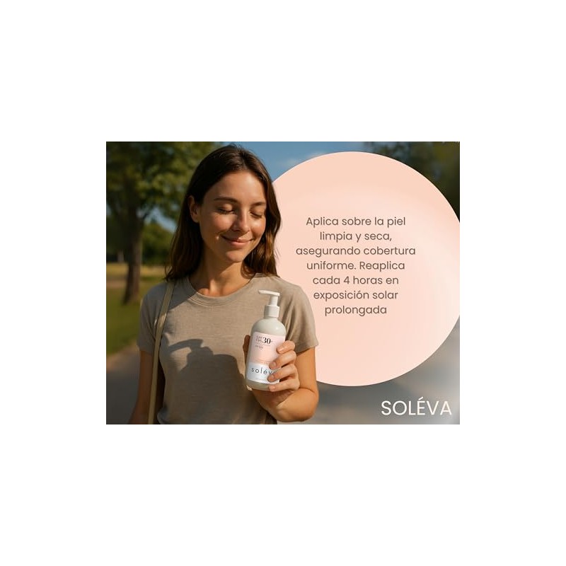 Solva 250ml. Crema Corporal con Proteccin Solar FPS 30 para