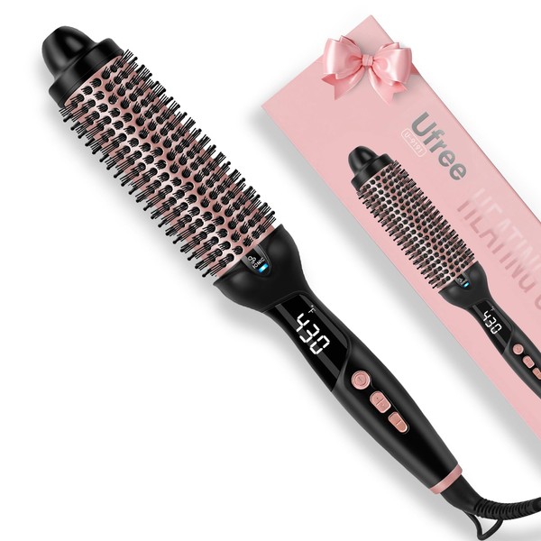 Ufree Ionic Thermal Brush, 1.5 Inch Heated Round Brush for