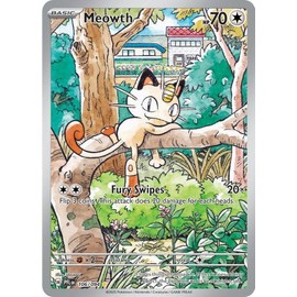 Pokemon - Meowth 106/094 - Phantasmal Flames - Illustration Rare - Foil - Single Card