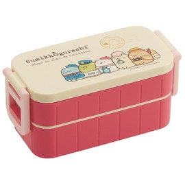 Skater YZW3 2-Tier Lunch Box, 20.3 fl oz (600 ml), Sumikko Gurashi, Ohya no Sumi de Tabibun, Made in Japan