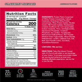 BSN SYNTHA-6 Whey Protein Powder with Micellar Casein, Milk Isolate, Strawberry Milkshake, 48 Servings (Packaging May Vary)