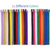 Tweal Nylon Zips 23cm 25 Colors Nylon Zips for Sewing