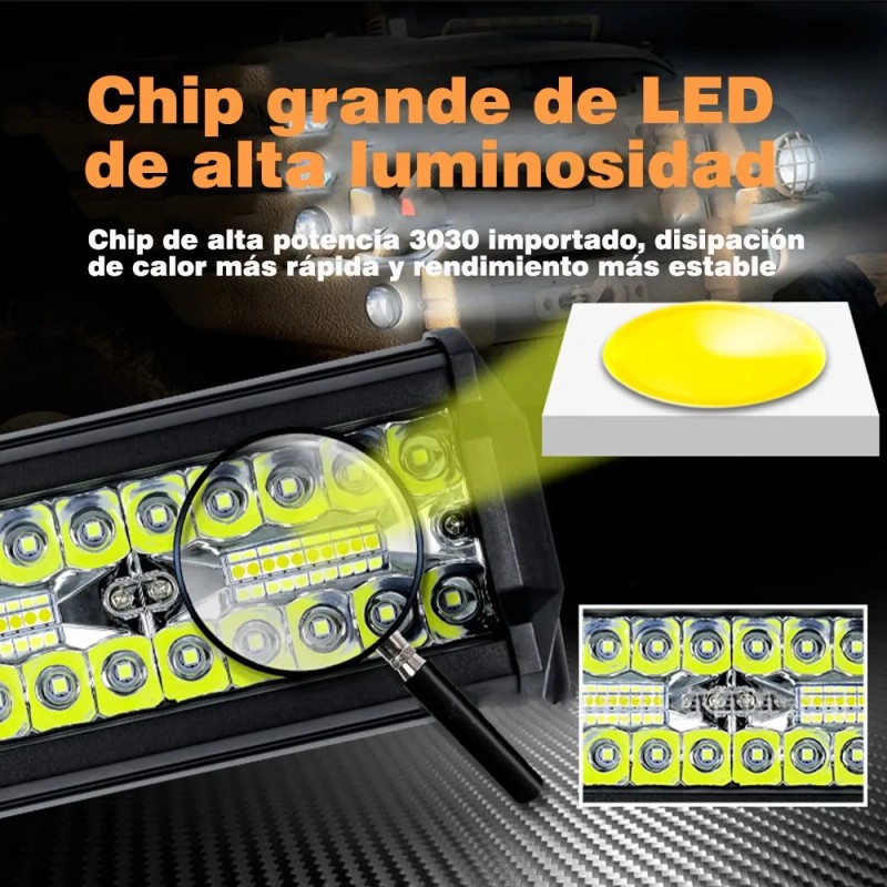 Un Par De Faros Auxiliares De 7 Pulgadas 120w 6000k