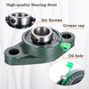 SHINICO Pillow Block Bearing 1 inch Shaft Bore, Flange Mounted