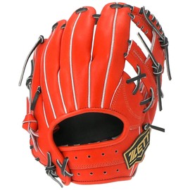 Zett BJGB70410N Boys Soft Grab Neo Status VL for Second Short Kenta Imamiya Player Type N Deep Orange x Black Right Throw Size: L