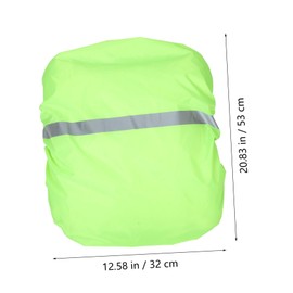 SUPVOX Running Backpack Covers Waterproof Rain Guards Reflective Anti-Slip Straps for 10-20l Mountaineering Bags