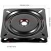 ZEONHAK 3 PCS 6-1/4 Inch Bar Stool Swivel Plate, Heavy