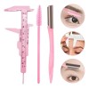 Kit Vernier+ Perfilador Y Cepillo Para Cejas Microblading