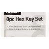 Rolson 11215 8 pc Hex Key Set