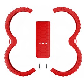 Propeller Guard Protector and Drone Back Protection Plate Cover Case Compatible with DJI Avata 2 (Red)