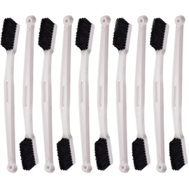 Jscarlife 10PCS Horse Hair Bristle Detail Brush Deep Clean Gap Cleaning Brush Car Interior Brush Car Detailing Kit with Comfort Grip Easy to Clean Corner