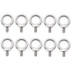 Eowpower 10 Pieces M6 Male Thread Machinery Shoulder Lifting Ring