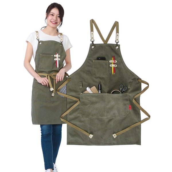 Auxi Apron, For Work, 3 Points Fixed, Prevents Shoulder Straps