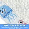 Non-Slip Shower Mats Square, Soft Comfort Textured PVC Loofah Bathroom