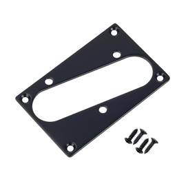 Banworks Single Coil Pickup Cover Mounting Ring Tele Bridge Pickup Frame Metal Pickup Cover Plate Ring JT/SYQG-09 Black