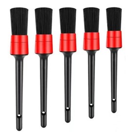5 Piece Car Detail Brush Interior Cleaning Set Comes with 5 Different Sizes of Soft, Detail Cleaning Brushes for Cleaning The Interior and Exterior of Your car, Dashboard, Engine, Seats