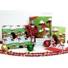 Mushroom Squirrel - Reversible Holiday Wrapping Paper - Eco Gift