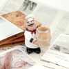 DOERDO DD Resin Chef Toothpick Holder, Toothpick Dispenser Chef Statue