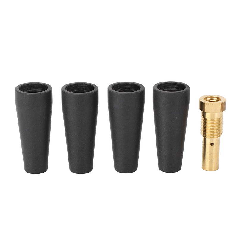 4Pcs PTFE Flux Core Gasless Nozzle 1Pcs Brass Gas Diffuser