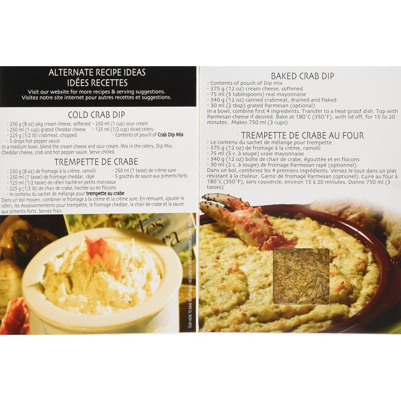 Gourmet Village Dip Mix Hot Crab - 0.7 oz