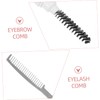 VICASKY Portable Dual Ended Eyebrow Brush Eyelash Comb Compact Grooming