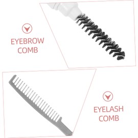 VICASKY Portable Dual Ended Eyebrow Brush Eyelash Comb Compact Grooming Tool for Natural Eyebrow Shaping and Lash Separation for Travel and Everyday Use