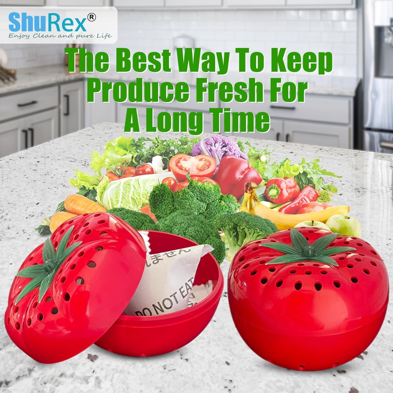ShuRex Produce Freshness Preserver Saver Kit- Keep Fruits and Vegetables