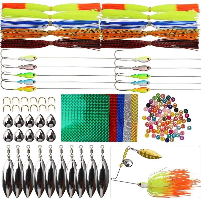 DOVESUN Spinner Making Kit Fishing Lure Making Kit Bass Lures