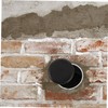 KOMBIUDA 2pcs Decorative Drywall Hole Covers Round Plastic Cover for