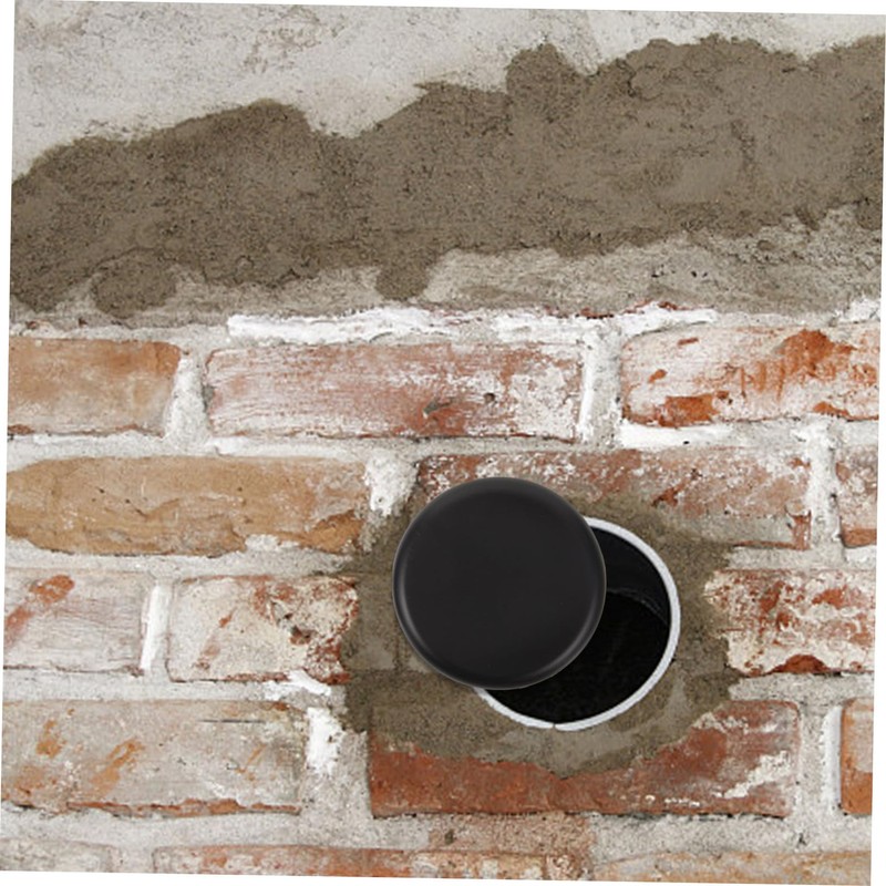 KOMBIUDA 2pcs Decorative Drywall Hole Covers Round Plastic Cover for