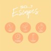Summer Escapes Geschenkset 4 x 50 ml BodyMist, Reisegröße