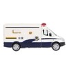Kids Vehicle Toy 4 Door Opening Simulated Pull Back Alloy