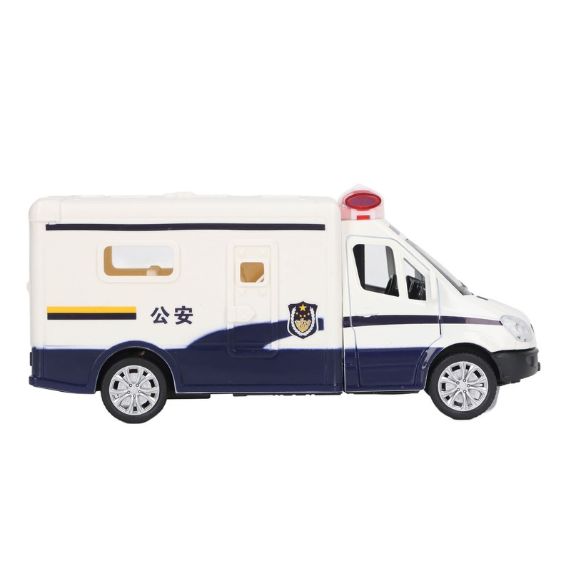 Kids Vehicle Toy 4 Door Opening Simulated Pull Back Alloy
