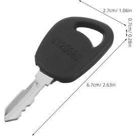 Kisangel 5 llaves de interruptor para cortacésped, repuesto de encendido para tractor cortacésped
