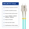 FLYPROFiber- 2M SC to SC OM3 Fiber Patch Cable |