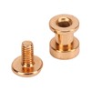 300 Sets DIY Book Binding Screw Double Layer Flat Head