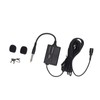 236in Wired Lavalier Microphone Clip On Lapel Condenser Mic for