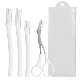 Eyebrow Razor 4 Pcs Face Razors for Women Dermaplaning Eyebrow Trimmer and Facial Razors for Women, Multipurpose facial razors Exfoliating Dermaplaning Tool for Women and Men