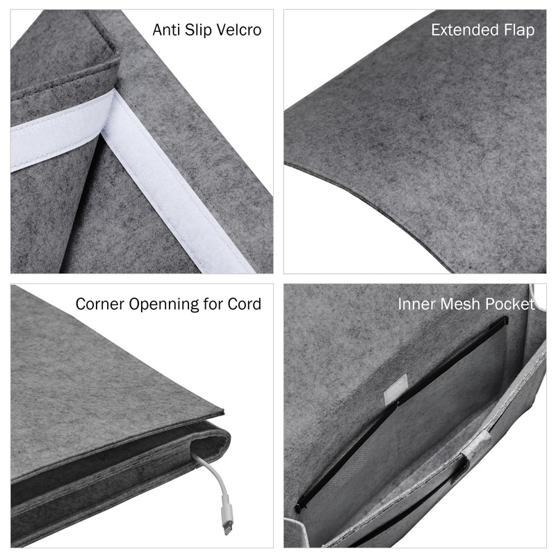 YOUDENOVA Bedside Caddy, Bedside Organizer for Dorm Room, Bunk Bed,