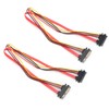 10pcs Sata Cable 7+15Pin Male to Female 22 Pin Data