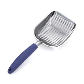 WePet Cat Litter Scoop, Aluminum Alloy Sifter, Kitty Metal Scooper, Deep Shovel, Long Handle, Poop Sifting, Kitten Pooper Lifter, Durable, Heavy Duty, for Litter Box