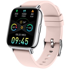 Smartwatch Damen Herren, Fitnessuhr mit 1,69" Touchscreen Smart Watch Fitness Tracker mit Pulsuhr Herzfrequenz Schlafmonitor Schrittzähler, IP68 Wasserdicht Armbanduhr Sportuhr für iOS Android Motast