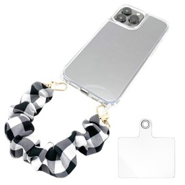 Turkalla Phone Wrist Strap, Scrunchie Phone Lanyard with Tether Tab,Anti-Drop Hands-Free Wrist Strap (I)