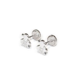 925 Sterling Silver dolls Girls Earrings