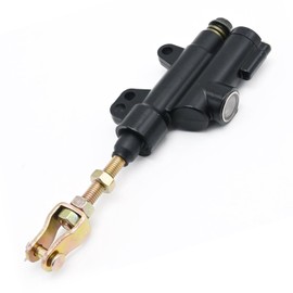 laffoonparts Hydraulic Foot Rear Brake Master Cylinder, Rear Brake Master Cylinder with M10 x 1.25 Thread Pitch, Replacement for Taotao BMS Roketa 50cc-125cc ATVs for Chinese ATV Dirtbike