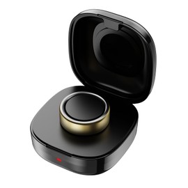 WONJOY 600mAh Wireless Charging Case Compatible with Oura Ring Gen4 Charger Portable Travel Charging Box for Smart Ring, Fast Charging Dock with USB-C Cable (Battery Charger, Size 8)